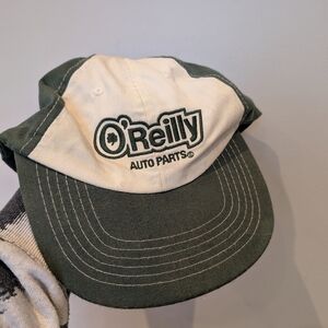 O'Reilly Auto Parts Green and White Cap